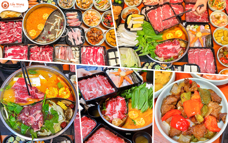 Sự đa dạng trong menu khiến Lẩu Wang nhận được sự yêu thích đến từ khách hàng!